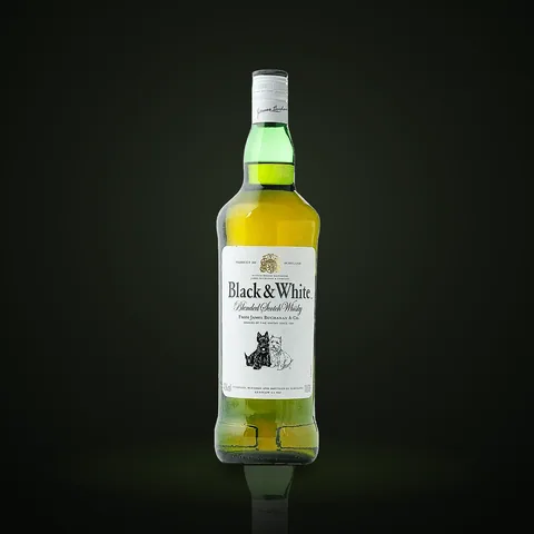 Whisky Black & White Scotch Blend 1 Lt